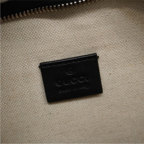 Men's Gucci Black Leather Waist Bag - Picture 5 of 11